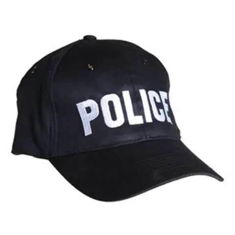 Mil-Tec Kasket, Police, Sort