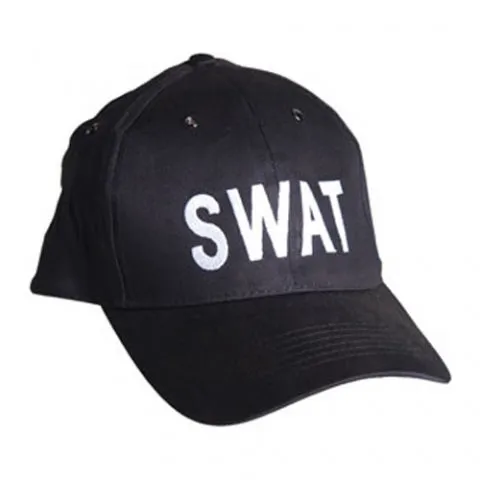 Mil-Tec Kasket, Swat, Sort