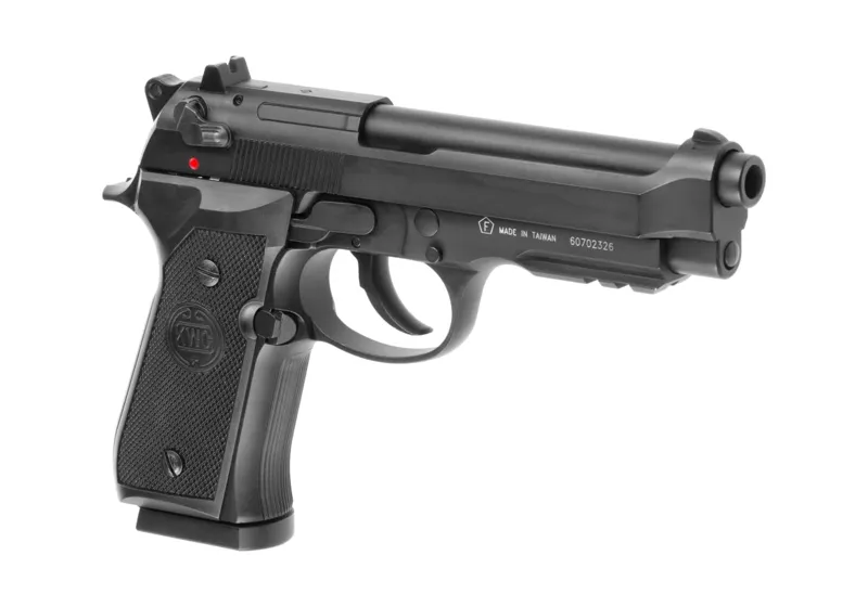 KWC M92 Sort, Full Metal, Semi/Fullauto. - CO2