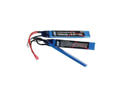 Li-FE 9,9V 1000mAh, 20C, Dean Stik, Crane Stock Batteri - ASG