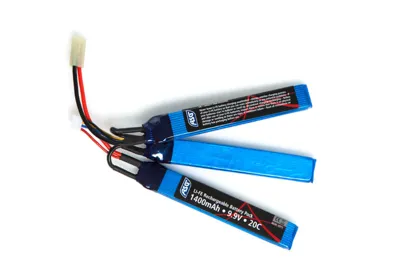 Li-FE 9,9V 1400mAh, 20C, Crane Stock Batteri - ASG
