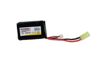 Li-Po 11,1V 1300mAh, 25C, Batteri - Swiss Arms