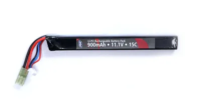 Li-Po 11,1V 900mAh, 15C, Stang, Batteri - ASG