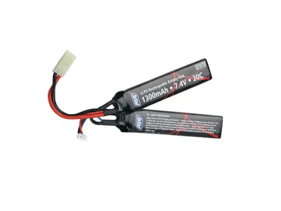 Li-Po 7,4V 1300mAh, 25C, Gen.2, Crane Stock, Batteri - ASG