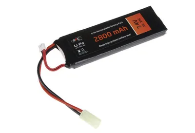 Li-Po 7,4V 2800mAh, 25C, Batteri - GFC Tactical