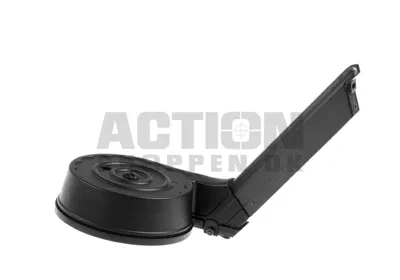 Luger P08,, Gas, Drum Magasin - WE Airsoft