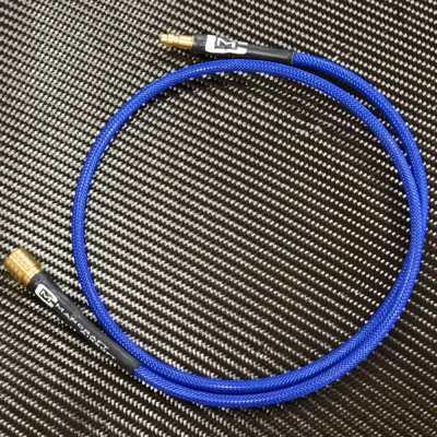 HPA Slange 36" Air Line Med QD Fittings Blå - Mancraft