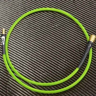 HPA Slange 42" Air Line Med QD Fittings Neon Grøn - Mancraft