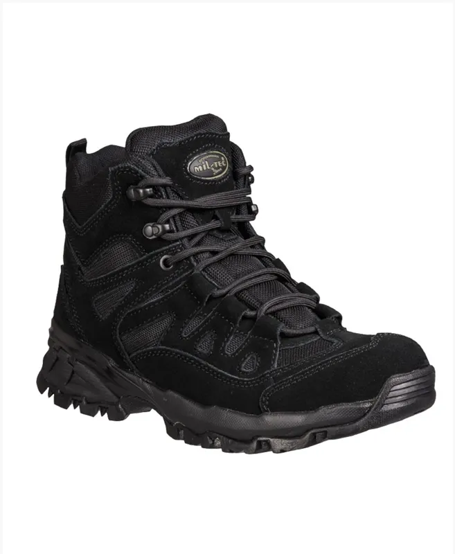 Mil-Tec Støvle Squad Stiefel 5 Inch - Sort