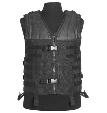 Mil-Tec MOLLE Carrier Vest, Sort, Str. One Size