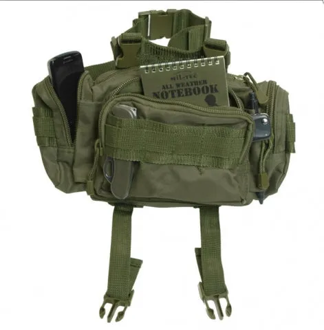 Mil-Tec MOLLE Taske, Oliven Grøn
