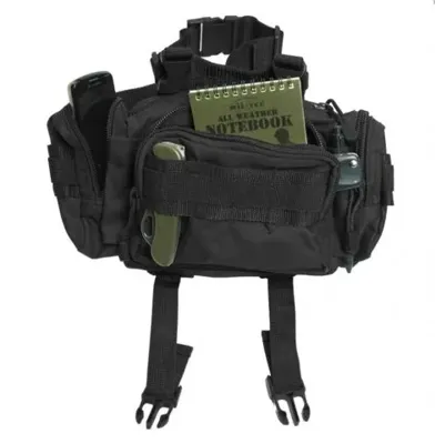 MOLLE Taske, Sort - Mil-Tec
