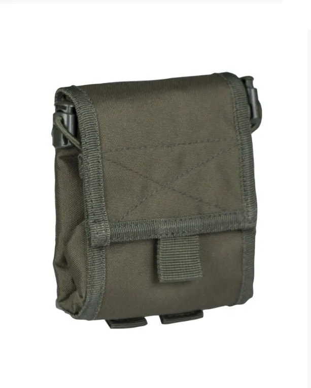 Mil-Tec MOLLE, Pouch, EMPTY SHELL Pouch Collaps, Oliven Grøn