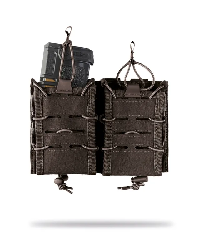 Mil-Tec MOLLE, Pouch, MAG. Bag Open Top Flex Double, Sort