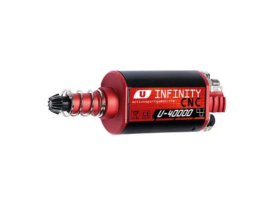 Ultimate Motor, Infinity CNC U-40000, Lang Axle, Rød