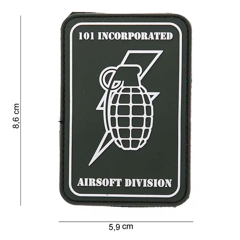 101 Inc Patch - 3D PVC Handgrenade