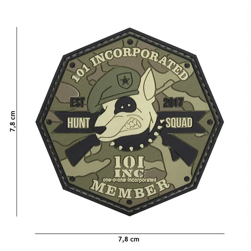 101 Inc Patch - 3D PVC Hunt Squad · Verde / OD