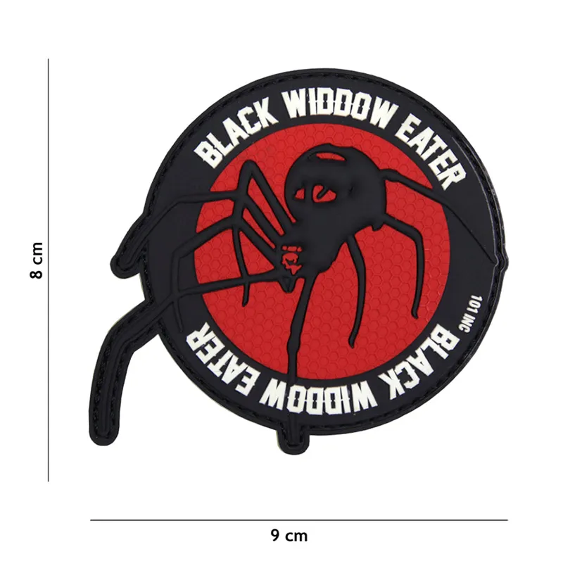 101 Inc Patch - 3D PVC Widdow Eater · Negro