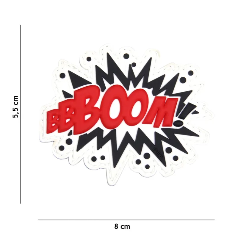 101 Inc Patch - 3D PVC BOOM! Rood