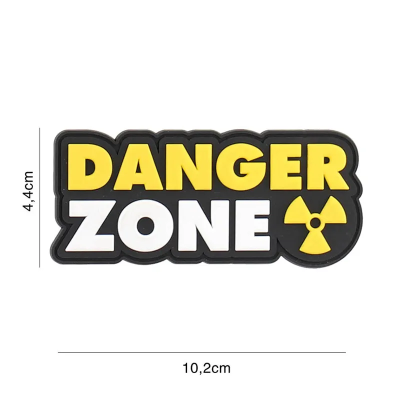 101 Inc Patch - 3D PVC Danger Zone Geel