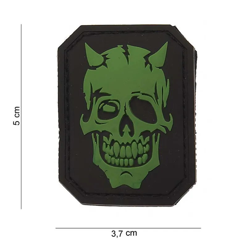 101 Inc Patch - 3D PVC Devil Skull