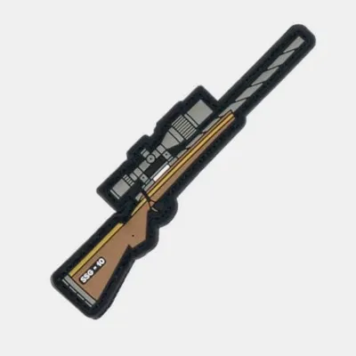 Patch - 3D PVC Gun SSG-10, Brun - Novritsch