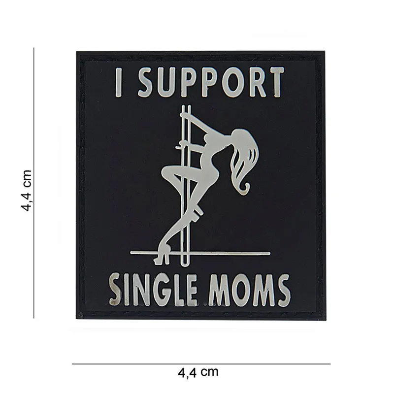 101 Inc Patch - 3D PVC I Support Single Moms