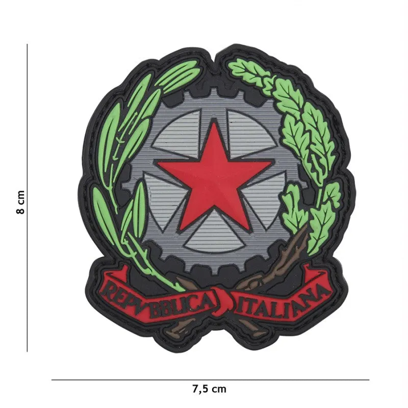 101 Inc Patch - 3D PVC Italiaanse Ster Rood