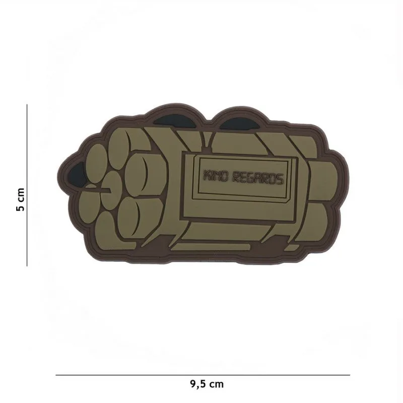 101 Inc Patch - 3D PVC Kind Regards · Coyote