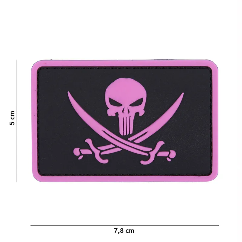 101 Inc Patch - 3D PVC Punisher Pirate