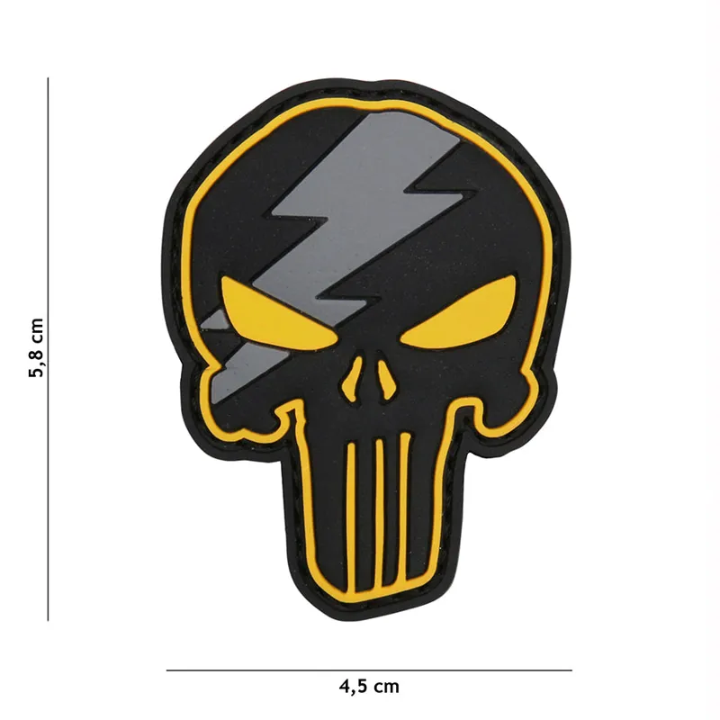101 Inc Patch - 3D PVC Punisher Thunder