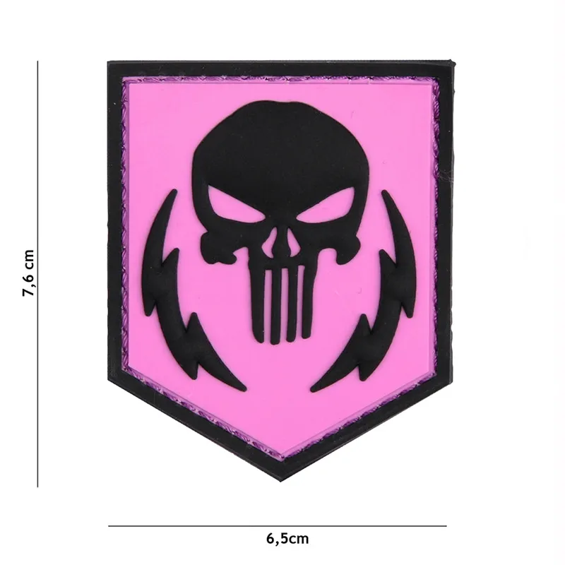 101 Inc Patch - 3D PVC Punisher Thunder Strokes