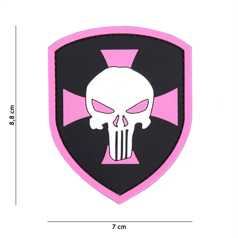 101 Inc Patch - 3D PVC Schild Punisher Kruis