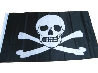 Piratflag 90 x 150 cm - ActionShoppen