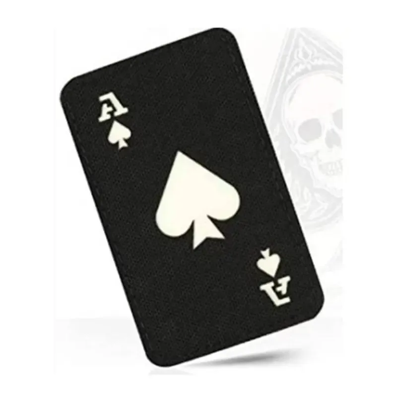 Carta Poker Fluorescente · Negro