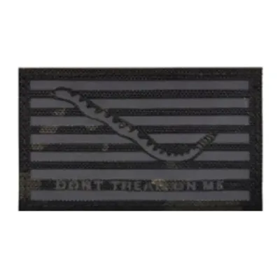 Fluorescente Don't Tread on Me con Velcro Macho Trasero