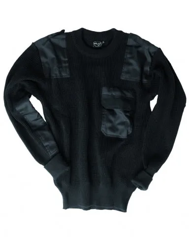 Mil-Tec Trøje, Sort Str. S - XXXXL