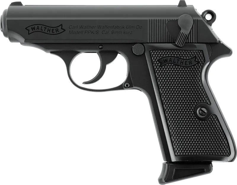 Umarex Walther PPK/S, Sort, - Gas