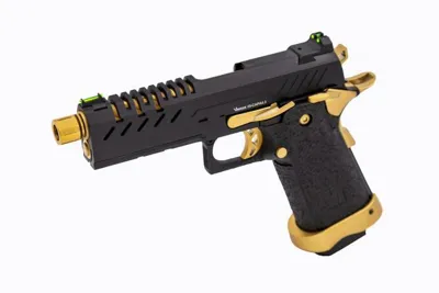 Hi-Capa 4.3 Sort/Guld Match, - Gas - Vorsk