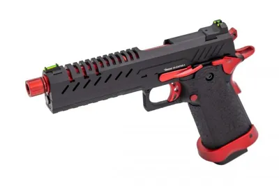 Hi-Capa 5.1 Sort/Rød Match, - Gas - Vorsk
