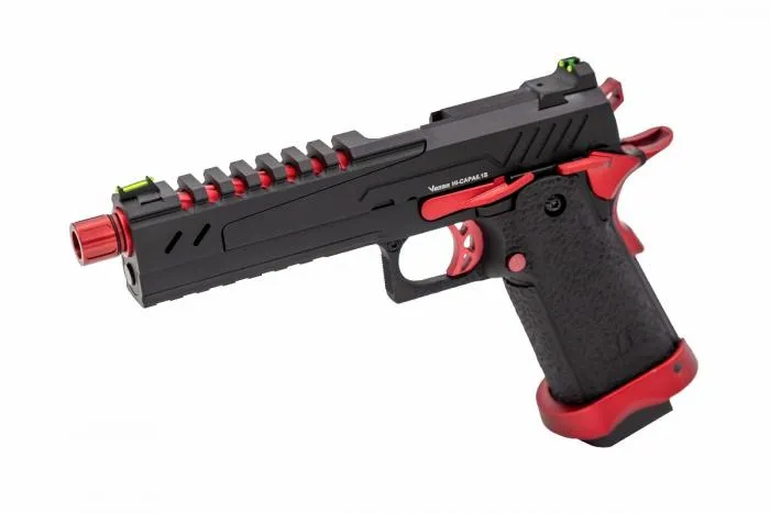 Vorsk Hi-Capa 5.1, Split Slide, Sort/Rød, Match, - Gas