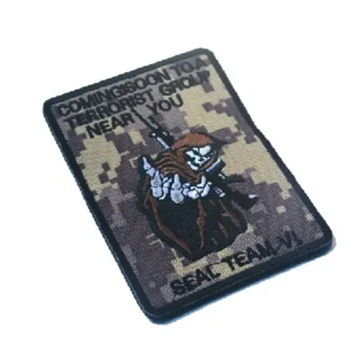 Bordado SEAL Team V con Velcro Macho Trasero