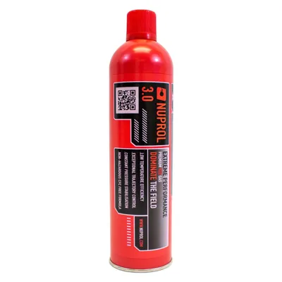 WE - Nuprol 3.0 Gas, Extreme Performance Premium Red Gas. 500ml - WE Airsoft