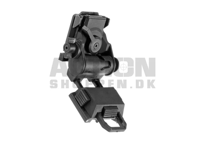 FMA Airsoft WLC L4 G24 Plastic Mount Til Hjelm, Sort