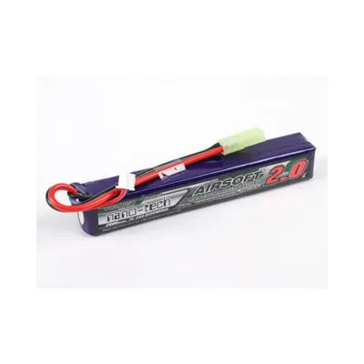 Nano-Tech 2000mAh 15~25C LIPO 7.4V Akkumulátor Pack (Tamiya) - Turnigy
