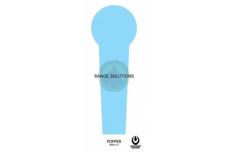 Range Solutions – Popper Shooting Targets – 100