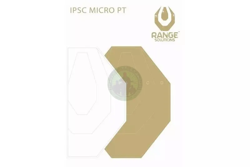 Range Solutions – IPSC Micro PT Shooting Targets – 50