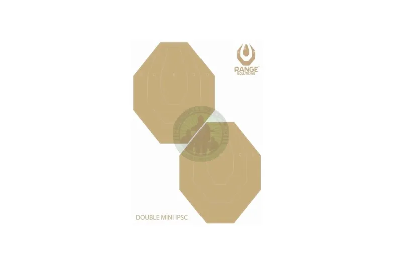 Range Solutions – Double Mini IPSC Shooting Target – 50