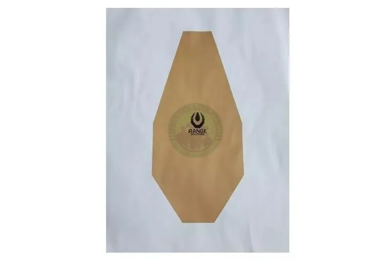 Range Solutions – Alpha Zone Stickers – 50 · Marrón