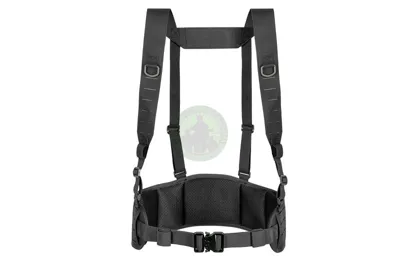 Patrol Tactical Belt with Suspenders MOLLE, Laser Cut